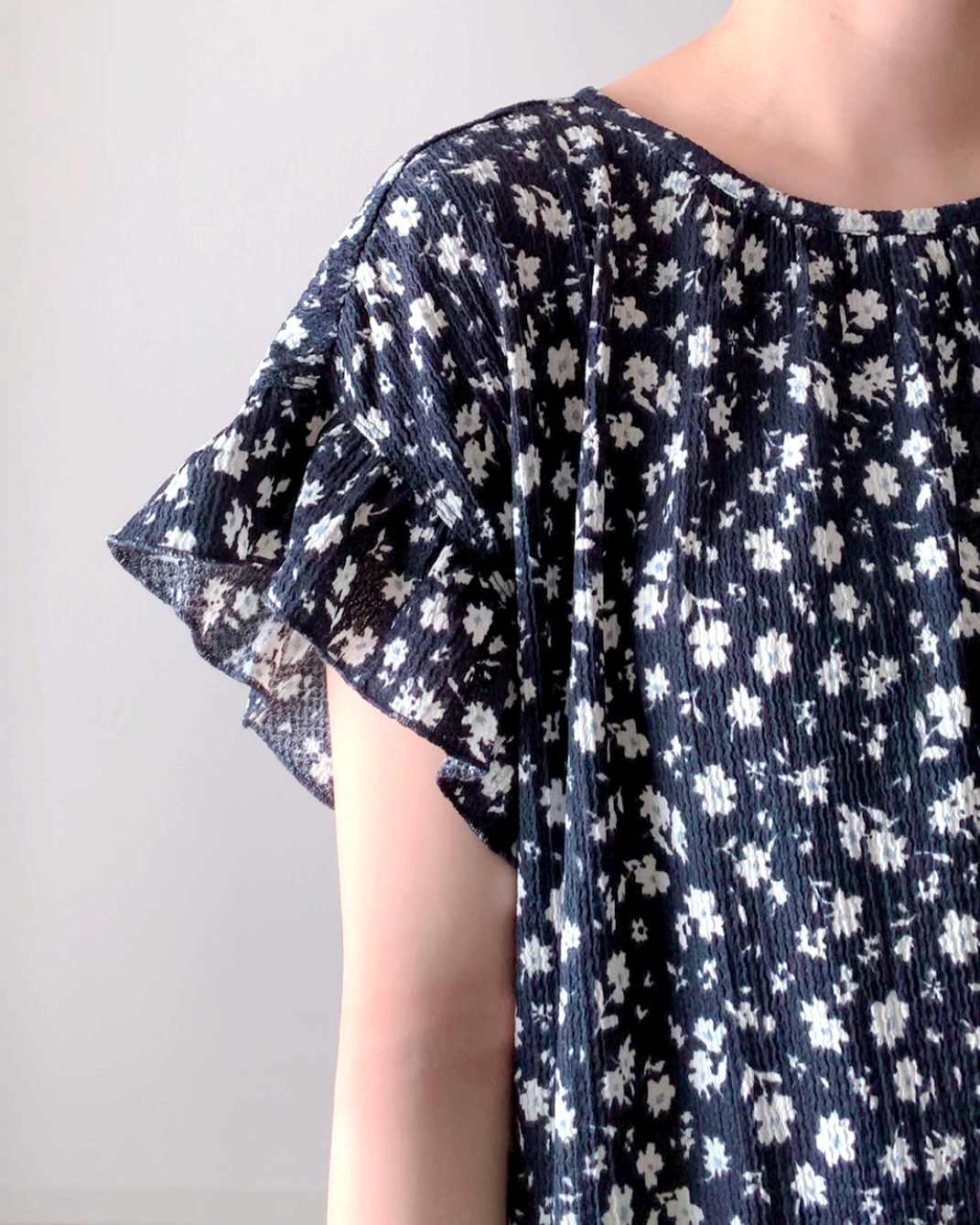 GU(ジーユー)のオススメファッション「ラウンジワンピース(半袖)(フラワー)+E」