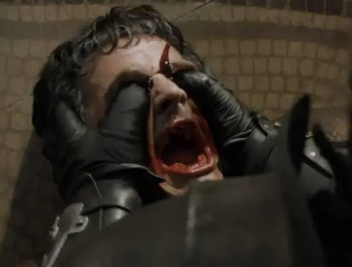 Gruesome Game of Thrones murder of a person&#x27;s eyes being squeezed out