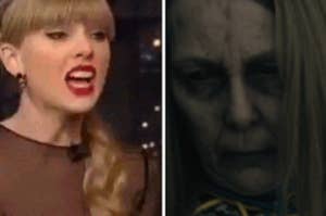 taylor swift screaming and a demon