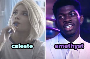 Halsey is celeste, and Lil Nas X is amethyst