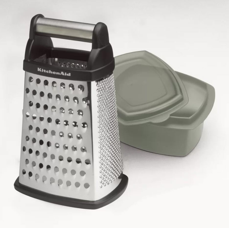 KitchenAid box grater with detachable storage container
