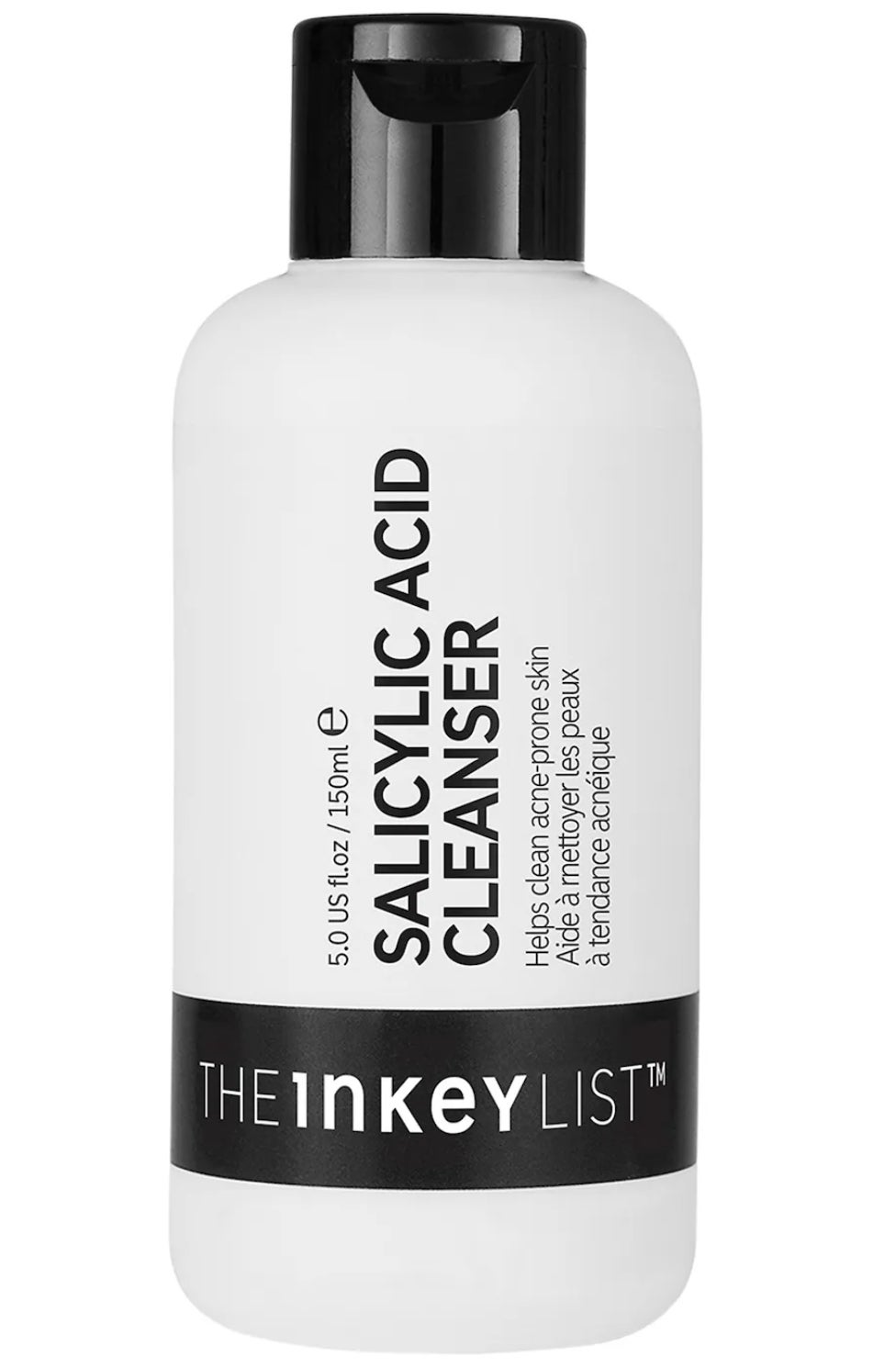 Salicylic Acid Cleanser vessel  by THE INKEY LIST for skincare
