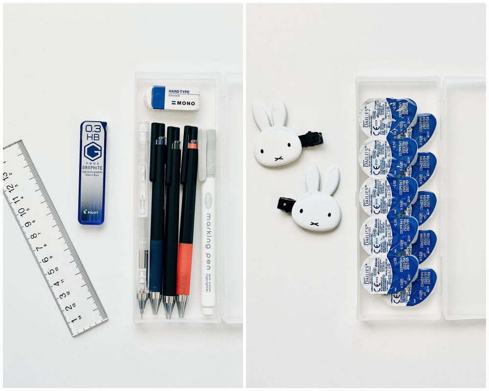 Seria(セリア)のおすすめ便利グッズ「ヨコ型 PP ペンケース」