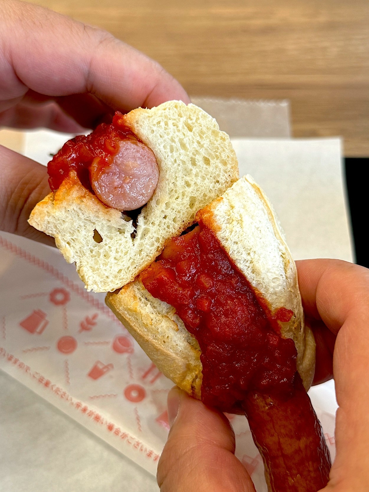 ミスドのおすすめセット「朝のミスド ドリンクセット(ホットドッグ)」