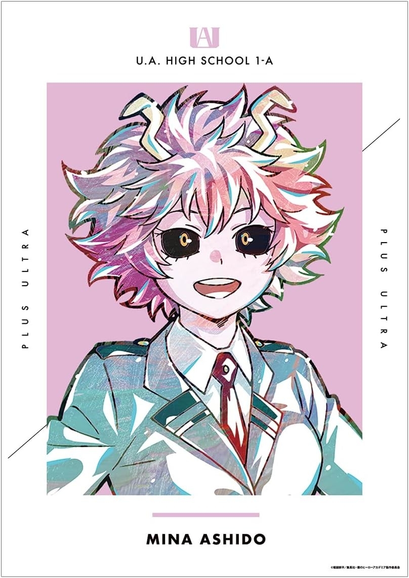 TVアニメ「僕のヒーローアカデミア」 芦戸三奈 Ani Art 第4弾 vol.2 A3マット加工ポスター(Amazon)