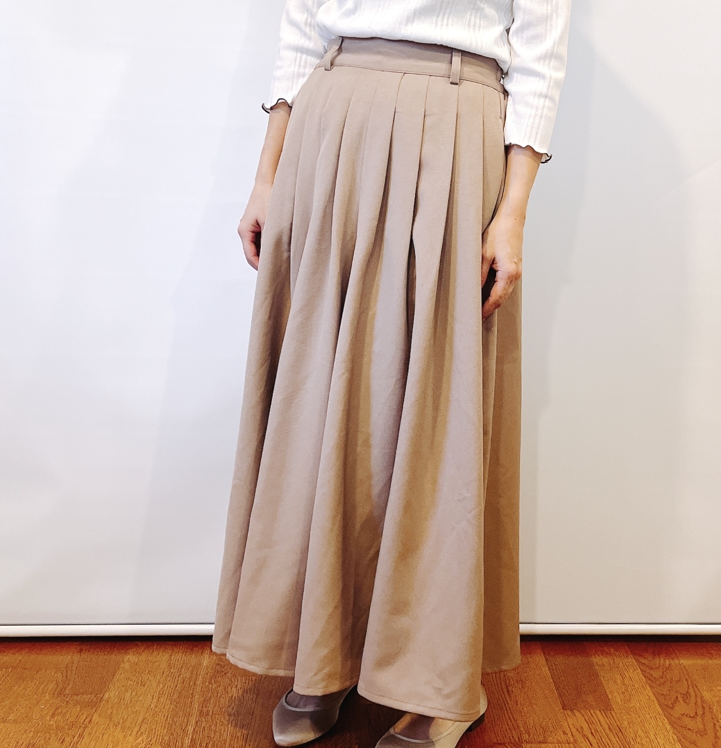 しまむらのおすすめファッションアイテム「OKPストレッチスカーチョ」