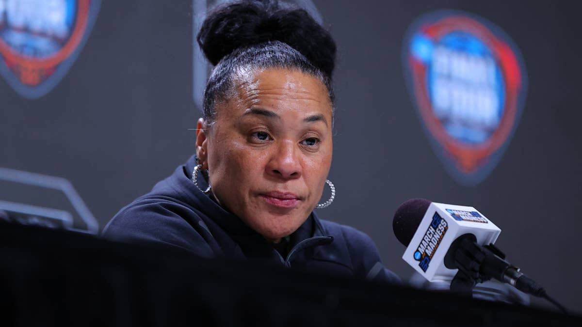 Coach Dawn Staley said she believes trans women should be included in women's sports during a recent press conference.
