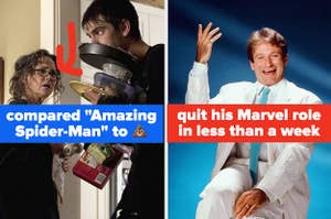Sally Field compared "Amazing Spider-Man" to poo, and Robin Williams quit his Marvel role in less than a week