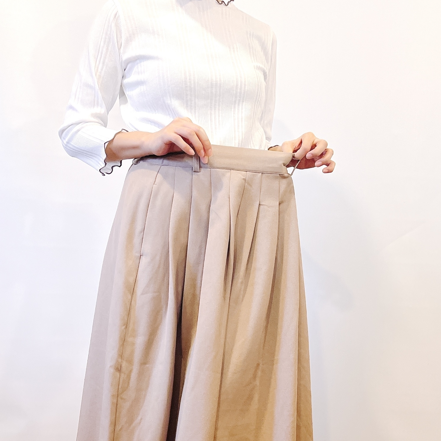 しまむらのおすすめファッションアイテム「OKPストレッチスカーチョ」