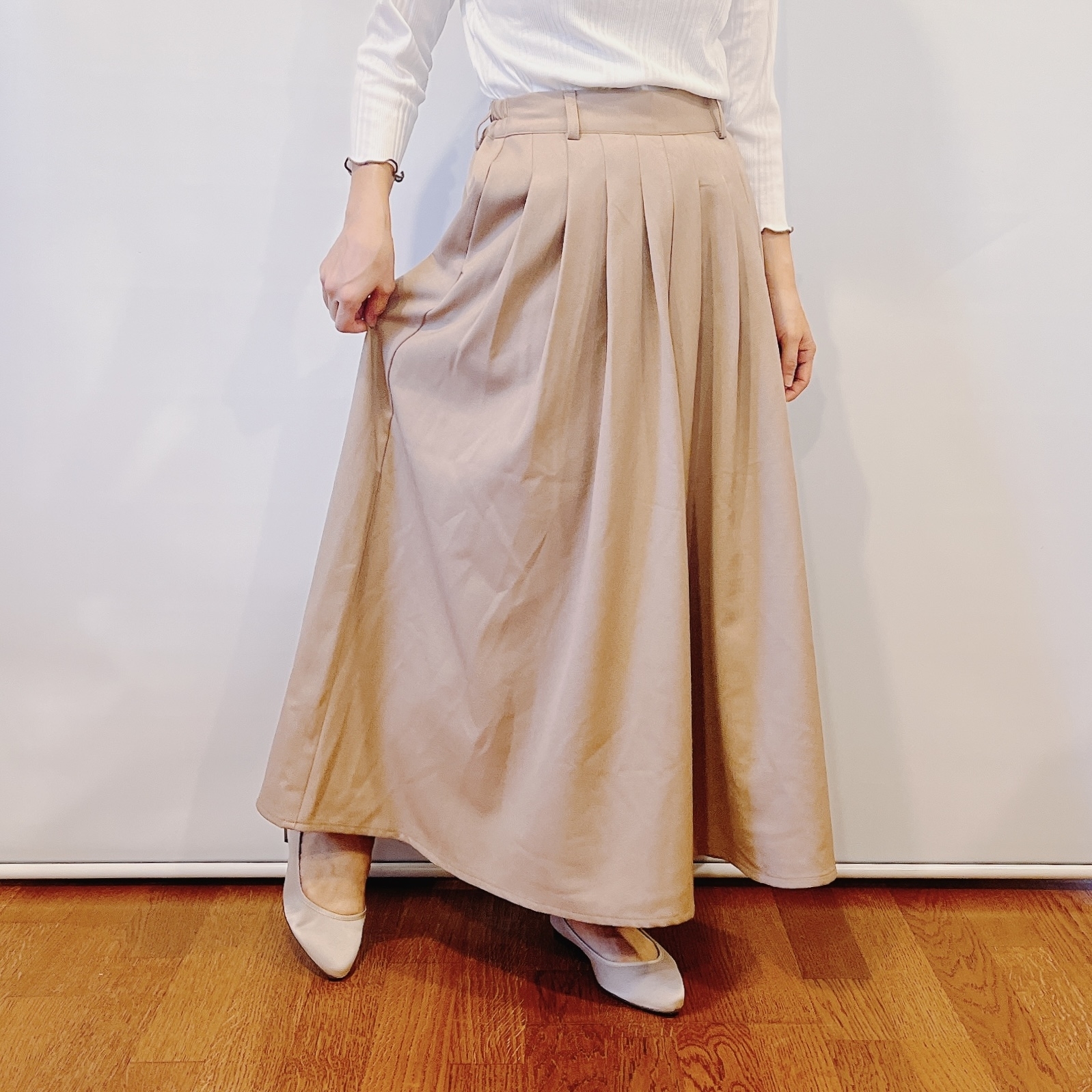 しまむらのおすすめファッションアイテム「OKPストレッチスカーチョ」