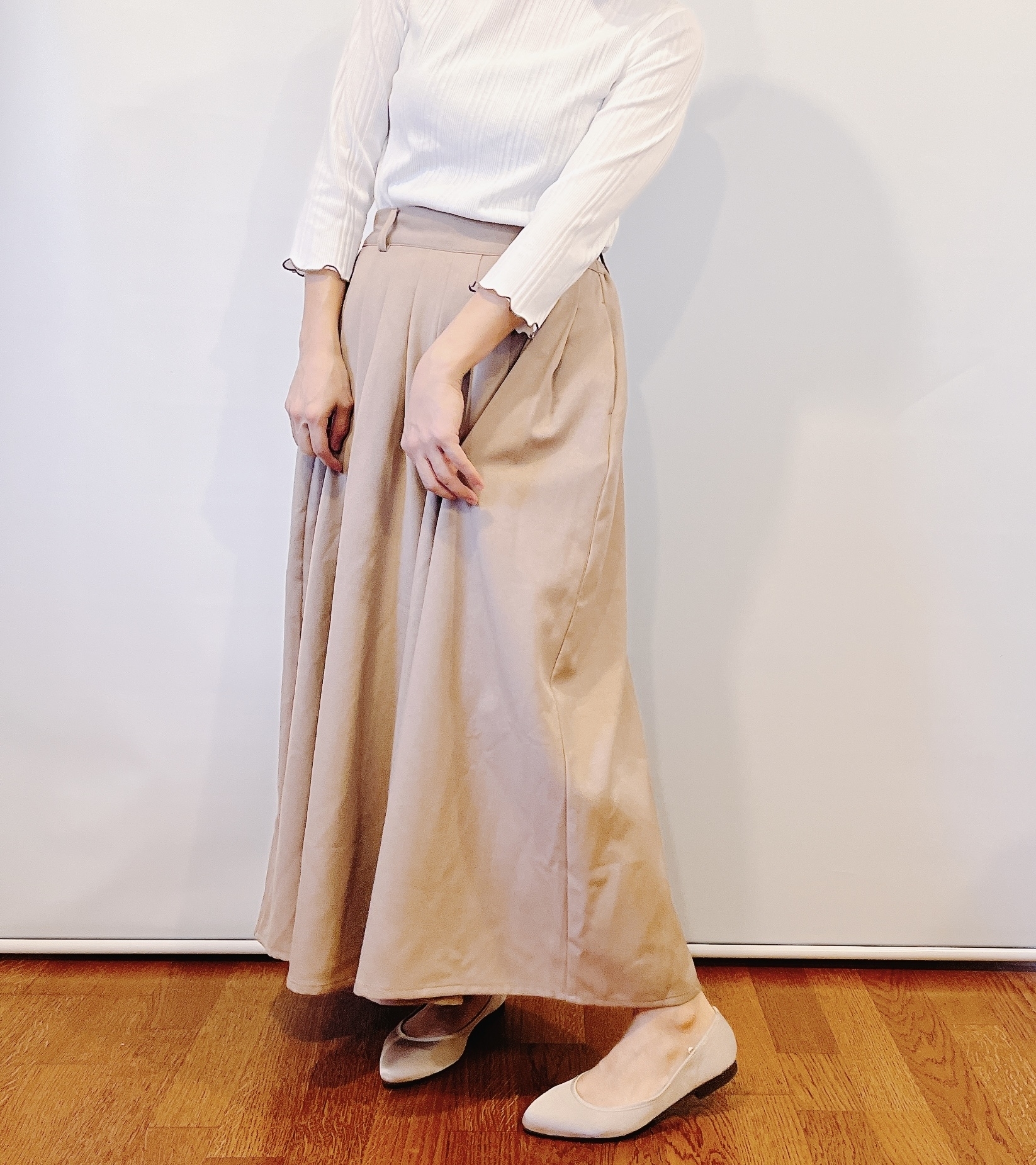 しまむらのおすすめファッションアイテム「OKPストレッチスカーチョ」