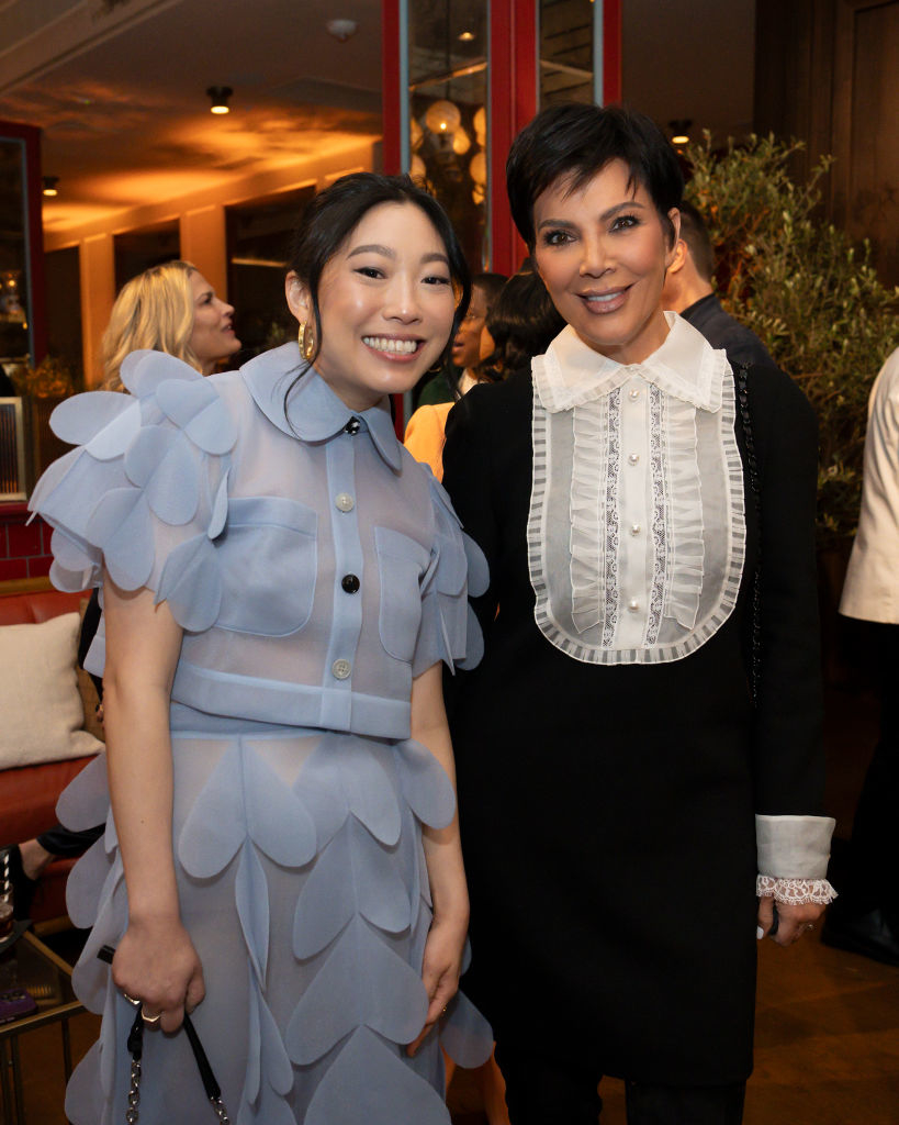 Awkwafina and Kris Jenner