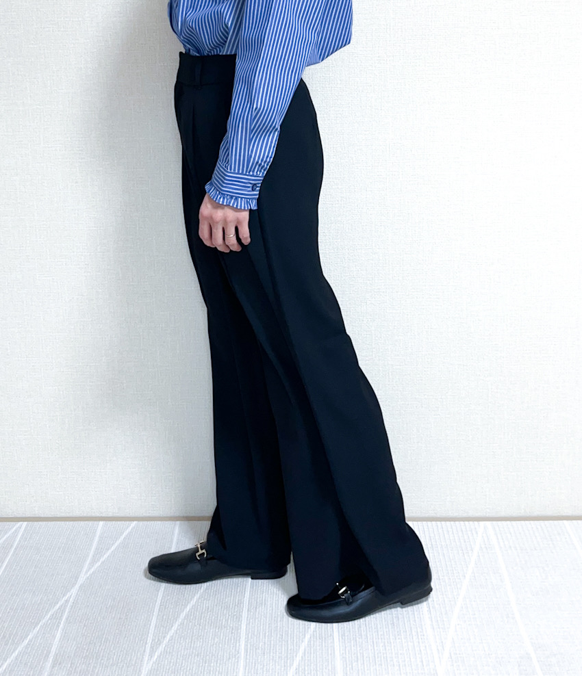 GUのおすすめアイテム「ドレープワイドパンツZ(セットアップ可能)」