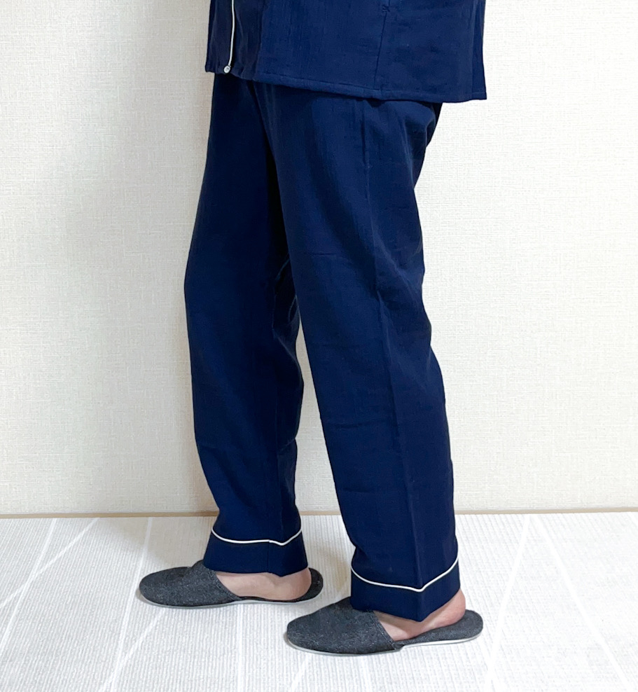 GUのおすすめアイテム「オーガニックコットンパジャマ（半袖&amp;amp;ロングパンツ）」