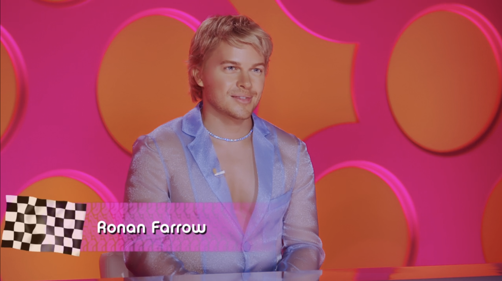 Ronan Farrow Jokes Father's Identity In RuPaul's Drag Race