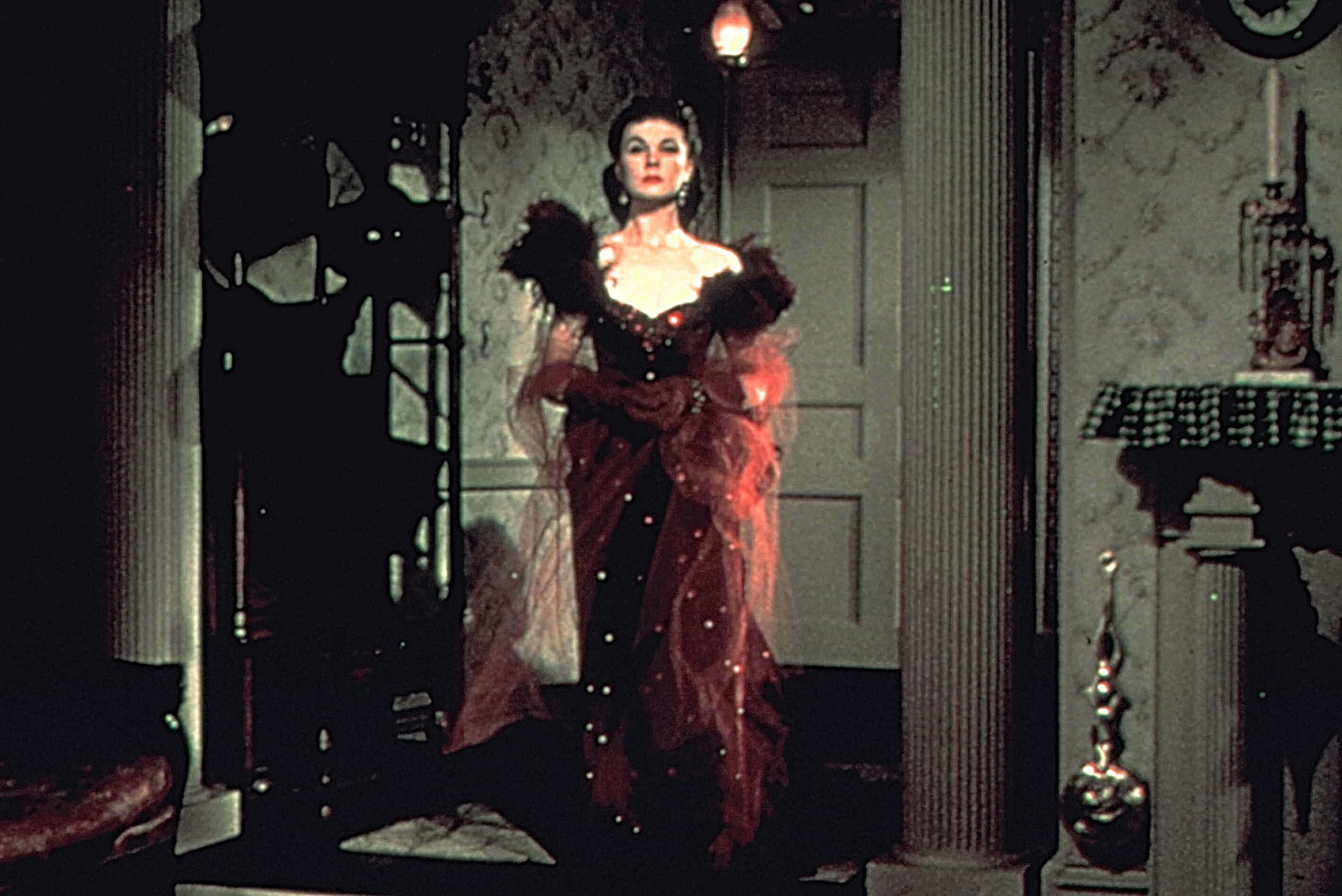 Scarlett O&#x27;Hara in a gown from &quot;Gone with the Wind.&quot;