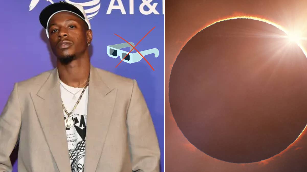 Someone check on Joey. Back in 2017, rumors spread that the '1999' rapper suffered eye damage from looking at that year's eclipse.