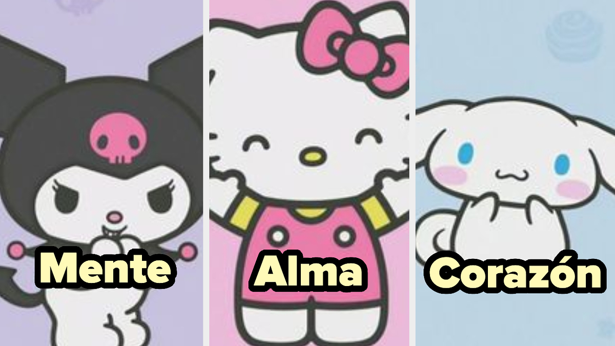 Elige entre estos personajes de Sanrio y te diré si eres una persona de  mente, alma o corazón