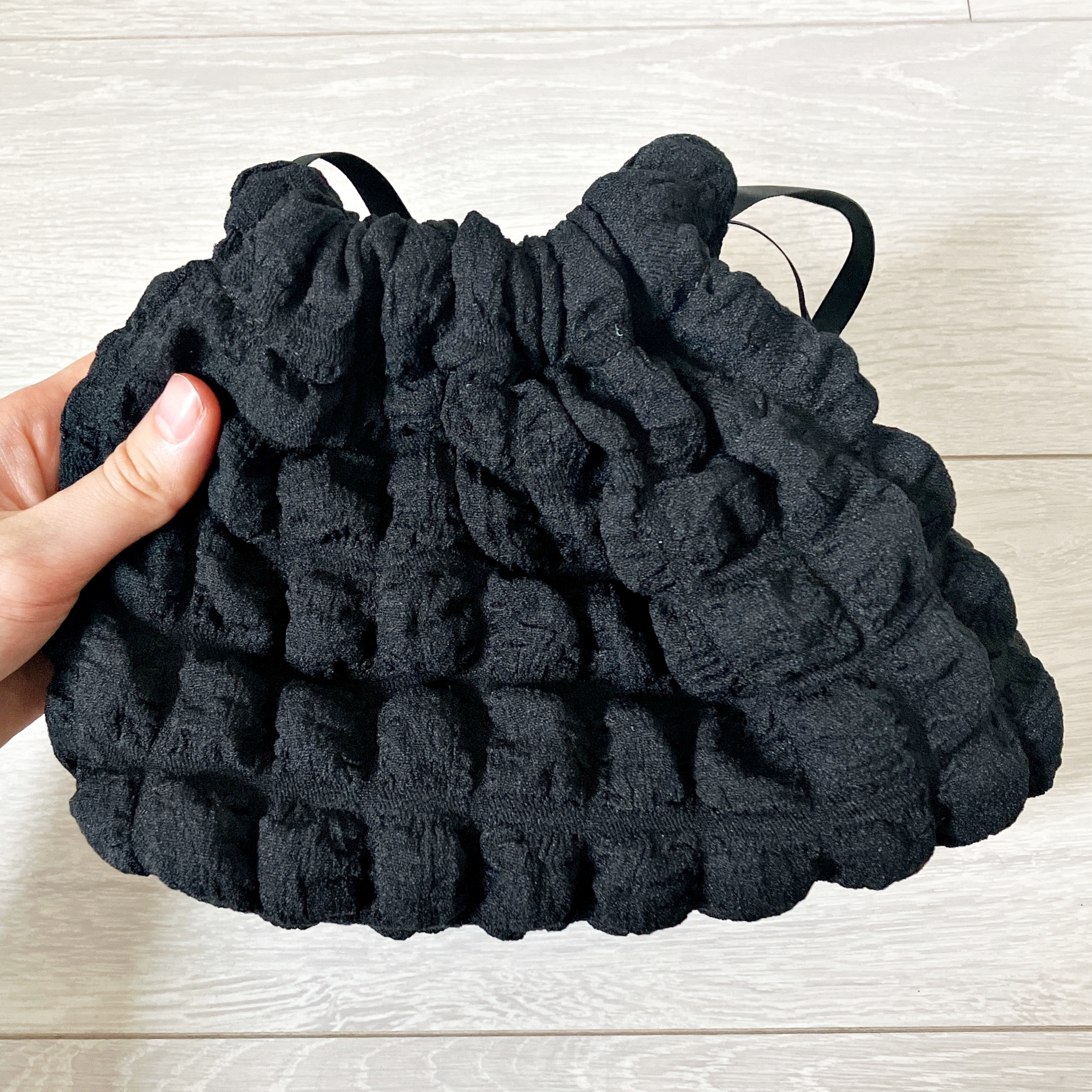 Honeys（ハニーズ）のおすすめバッグ「パール付クリアバッグ」