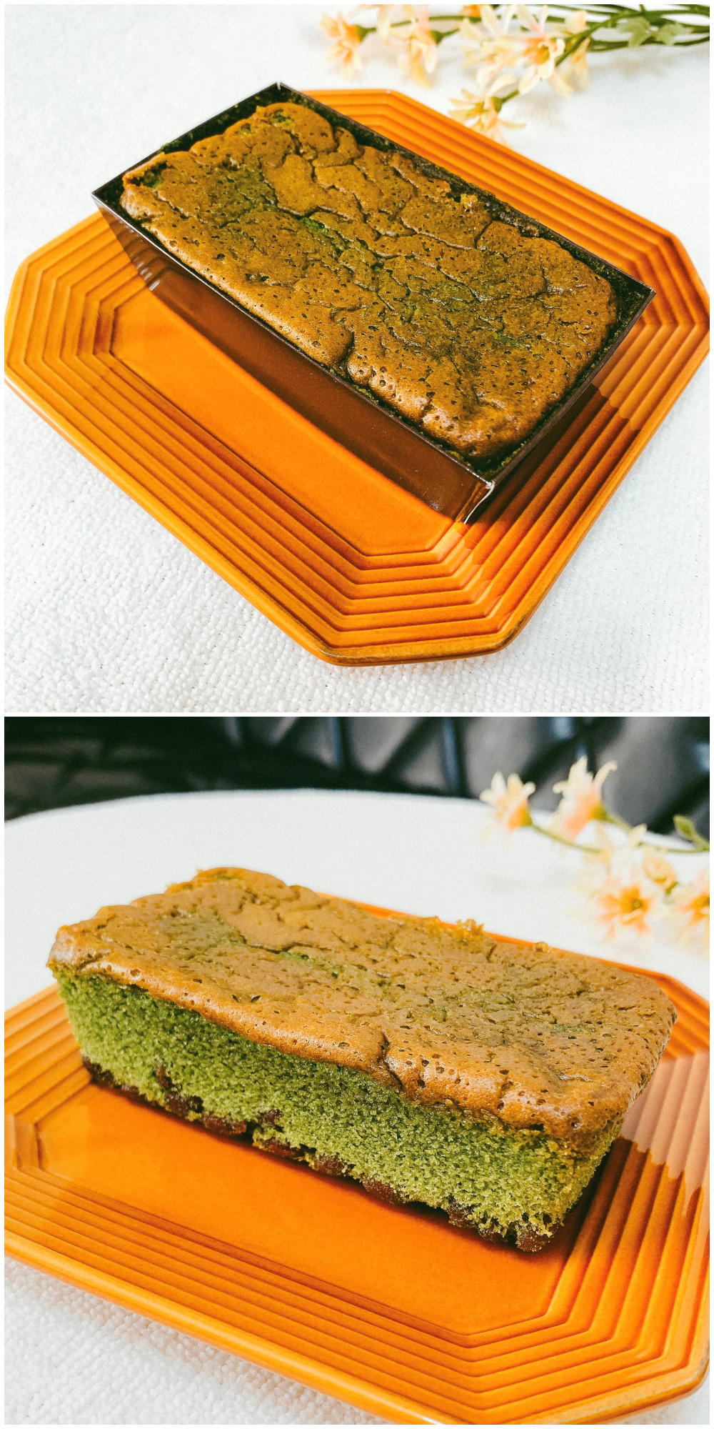 無印良品のおすすめのスイーツ「抹茶と小豆のケーキ」