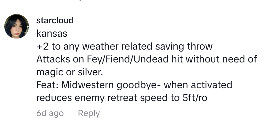 Text from an online post discussing game boosts for Kansas, like weather-related advantages and a &#x27;Midwestern goodbye&#x27; feat