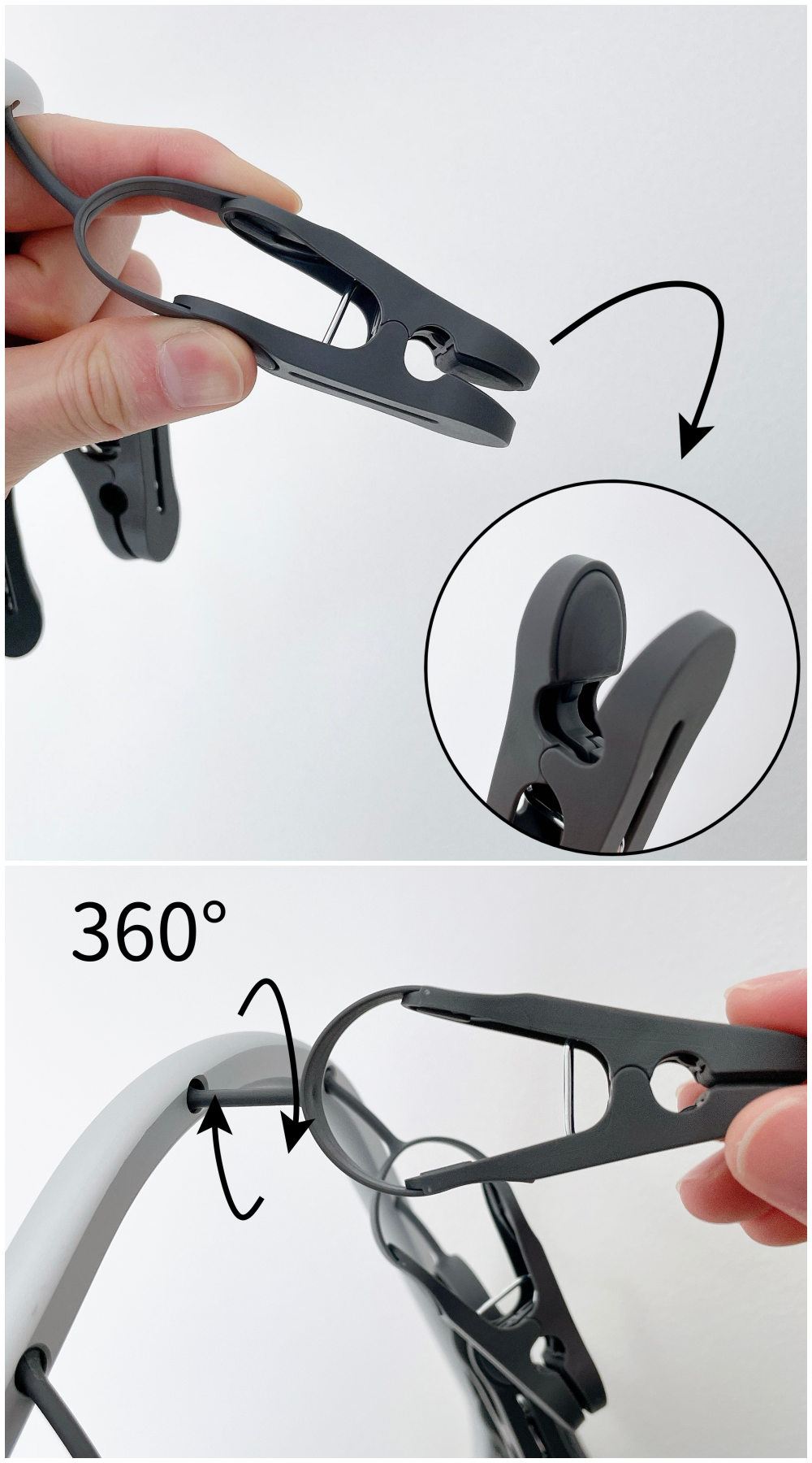 CAINZ(カインズ)のおすすめ便利グッズ「インテリア洗濯ハンガー 40ピンチ グレー」