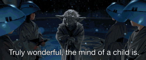 Yoda speaks to younglings