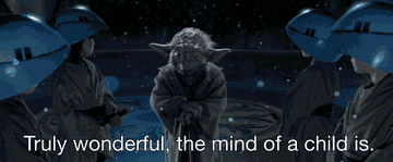 Yoda speaks to younglings
