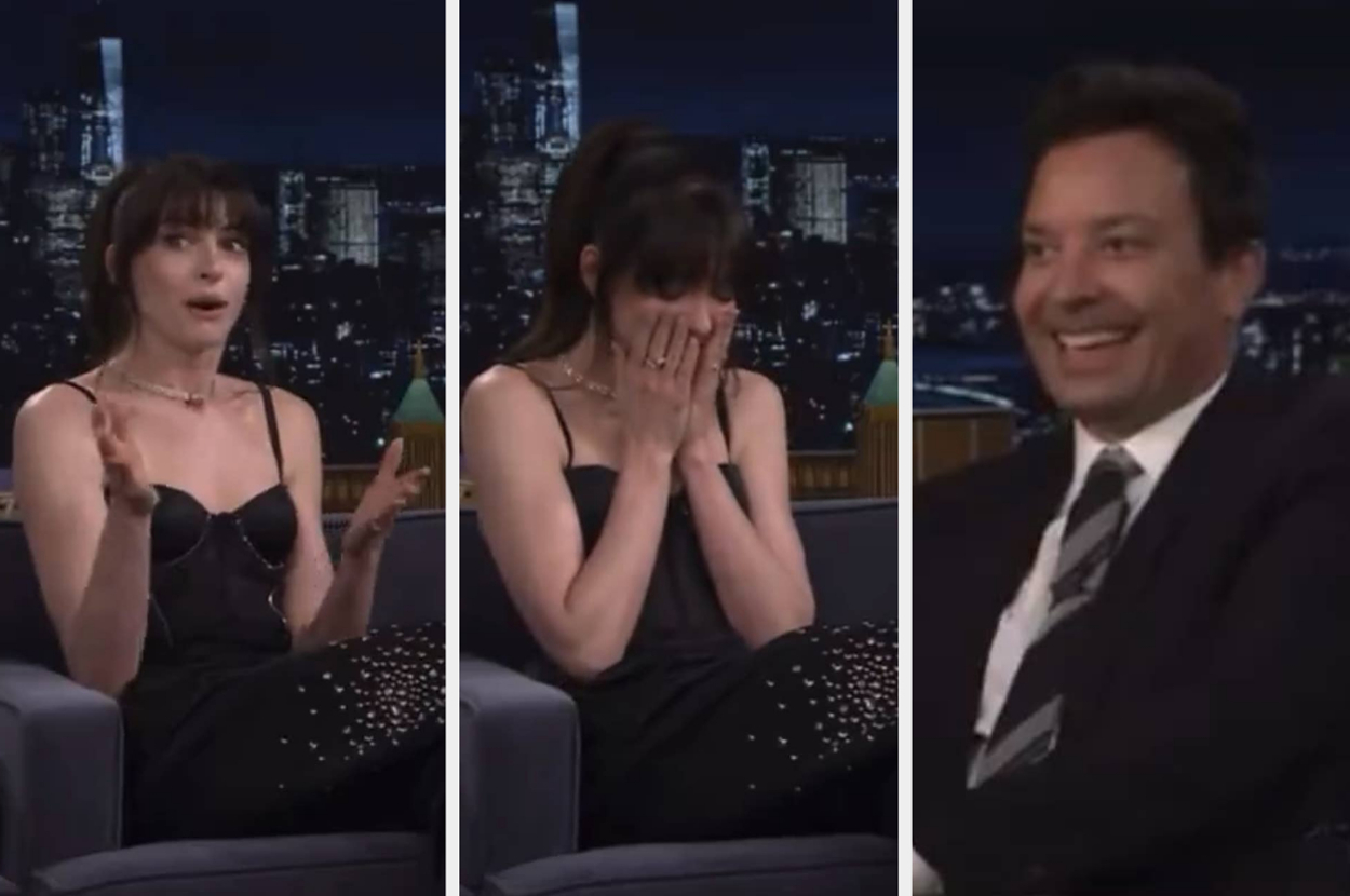 When Anne Hathaway’s Question Was Awkwardly Met With Total Silence From His “Tonight Show” Audience, Jimmy Fallon Expertly Came To Her Rescue