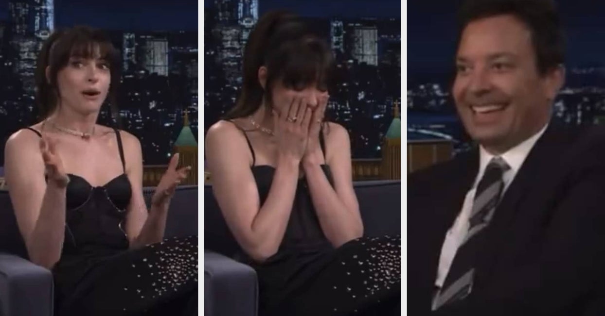 When Anne Hathaway’s Question Was Awkwardly Met With Total Silence From His “Tonight Show” Audience, Jimmy Fallon Expertly Came To Her Rescue