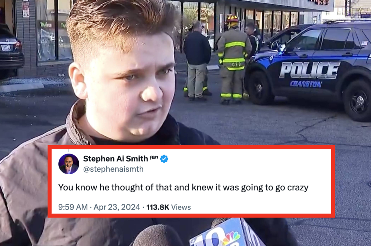 This 15-Year-Old's Comment About A Car Hitting A Dunkin' In Rhode Island Is Going Viral For Obvious Reasons