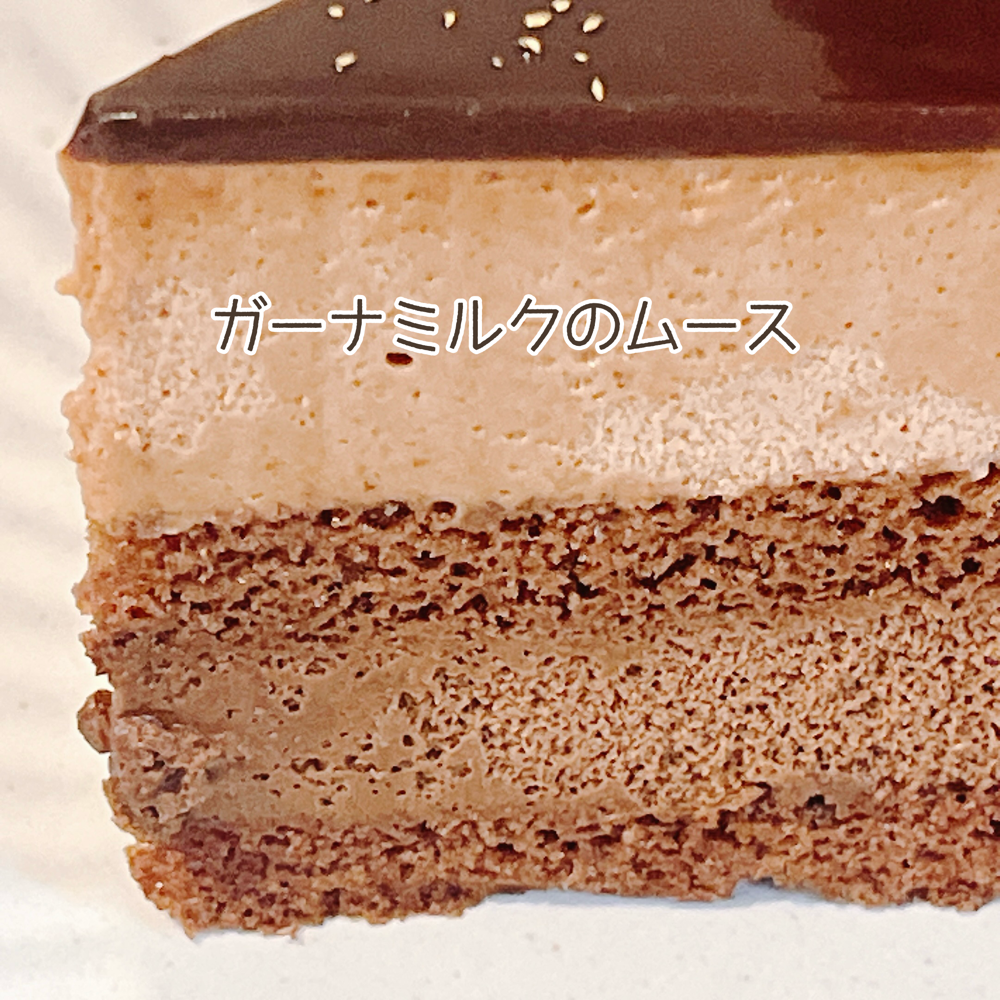 コージーコーナーのおすすめスイーツ「＜ガーナ＞濃厚チョコケーキ」