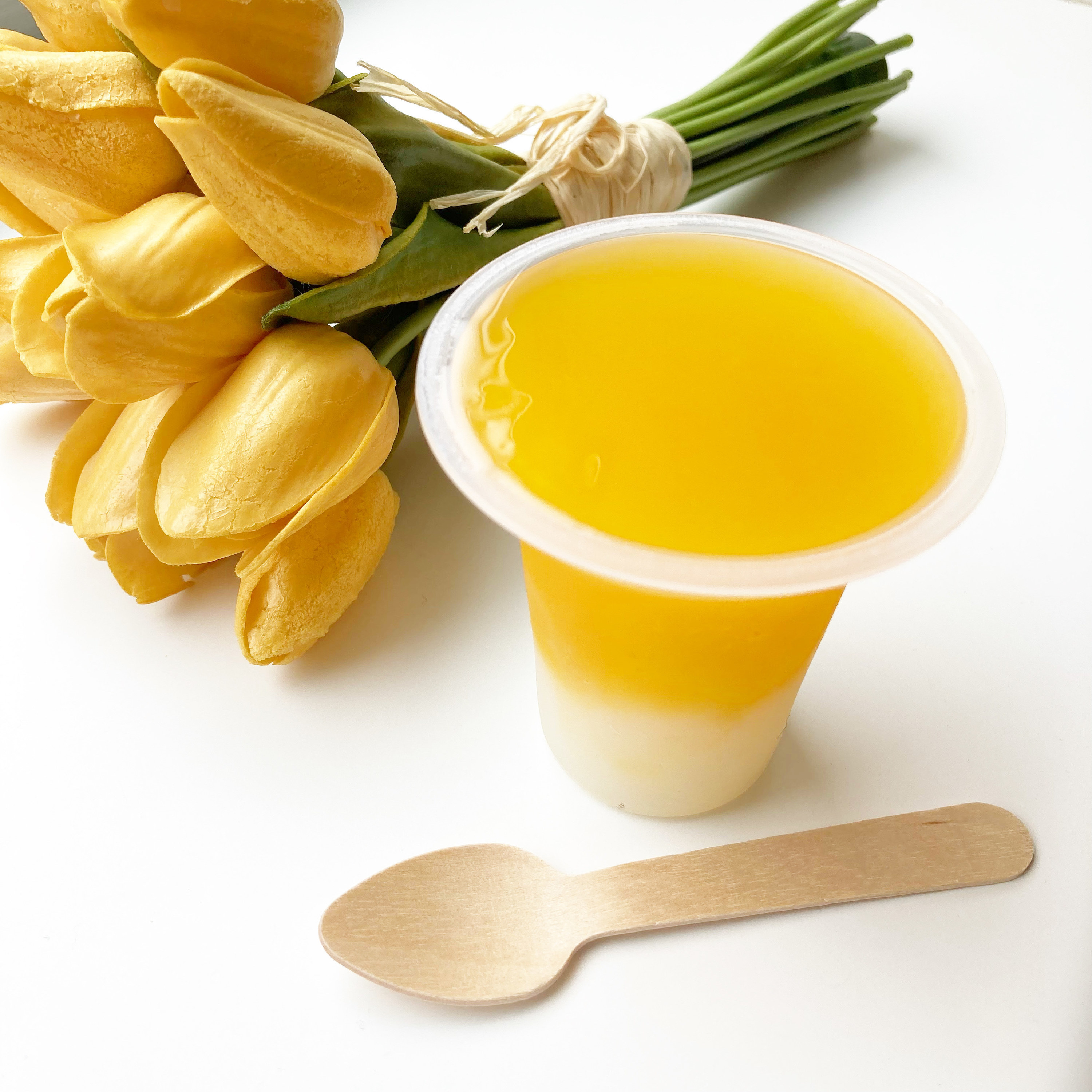 無印良品のおすすめゼリー「2層のゼリー マンゴー＆ヨーグルト味」