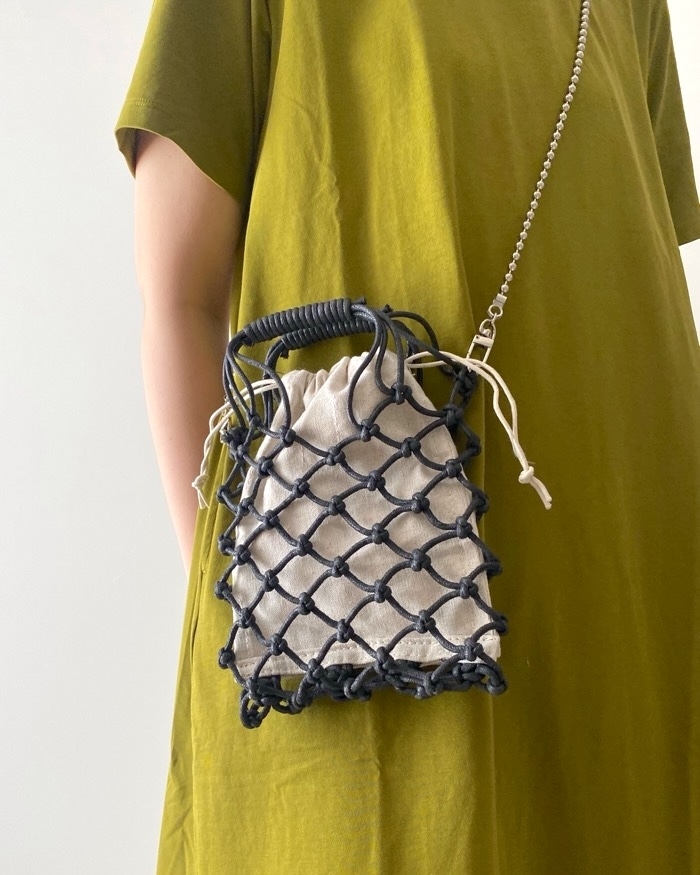 nikoand…(ニコアンド)のおすすめファッションアイテム「オリジナルマクラメビーズチェンジショルダーバッグ」