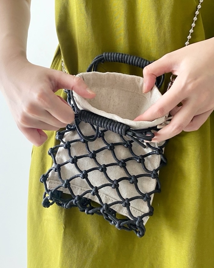 nikoand…(ニコアンド)のおすすめファッションアイテム「オリジナルマクラメビーズチェンジショルダーバッグ」