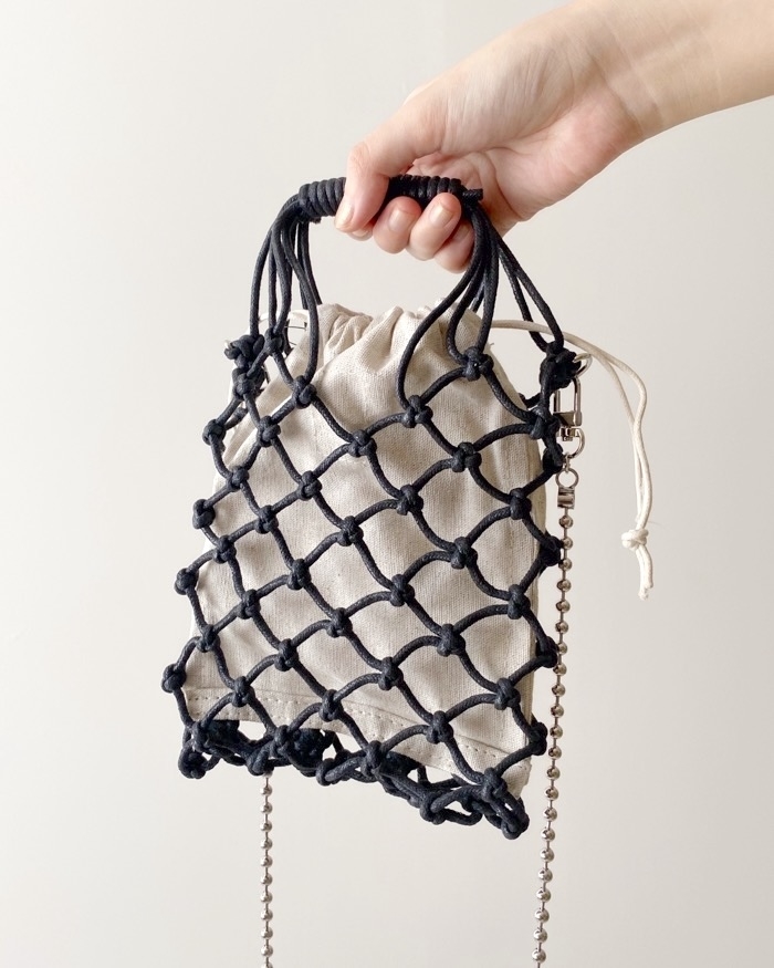 nikoand…(ニコアンド)のおすすめファッションアイテム「オリジナルマクラメビーズチェンジショルダーバッグ」