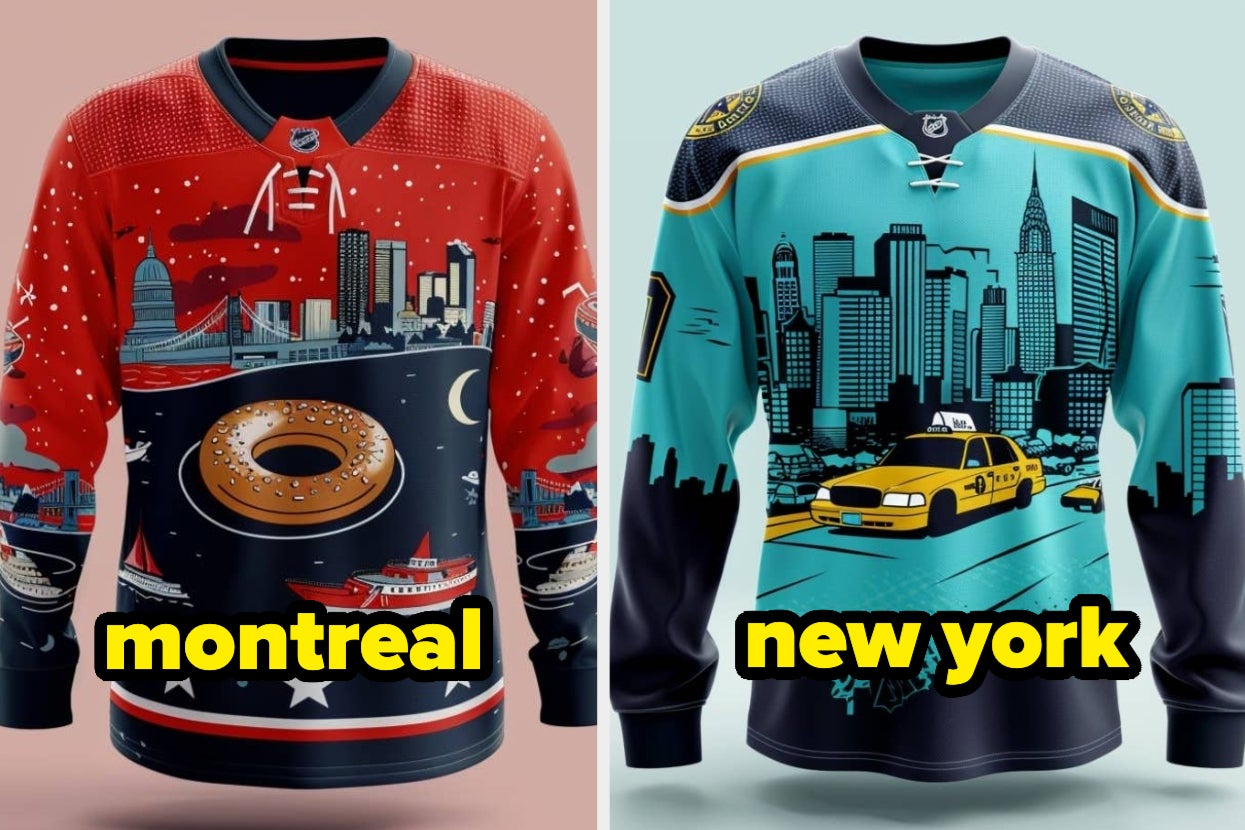 I Asked AI To Design Jerseys For The PWHL Teams, Since They Don’t Have Official Ones Yet — And Montreal Is Giving Bagel Energy