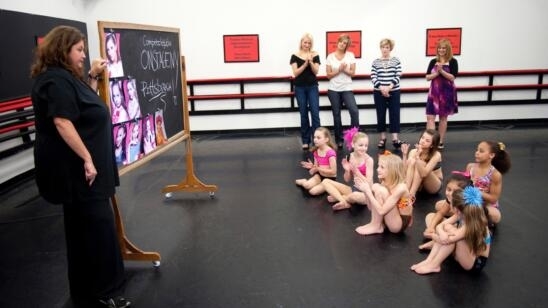 Screenshot from "Dance Moms"