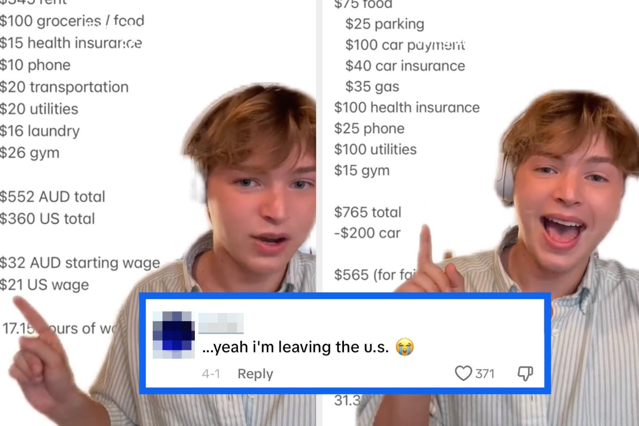 This 23-Year-Old Barista Went Viral After Breaking Down His Expenses In The US Vs. Australia — Here's Why He Says 