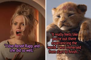 Renee Rapp and CGI Simba