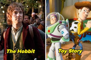 "The Hobbit" and "Toy Story"