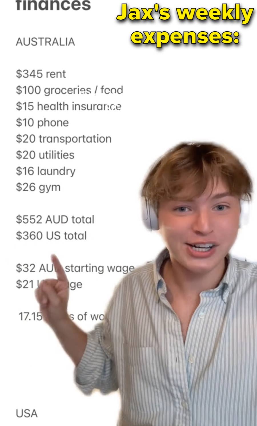 23-Year-Old Compares Cost Of Living In US After Working Abroad