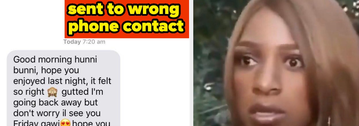 Woman looks perplexed as she reads a mistakenly sent romantic text message