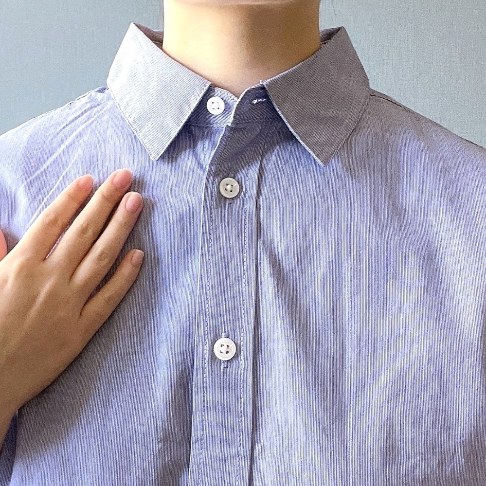 無印良品のオススメのシャツ「婦人 涼感 ブロードレギュラーカラー半袖シャツ」