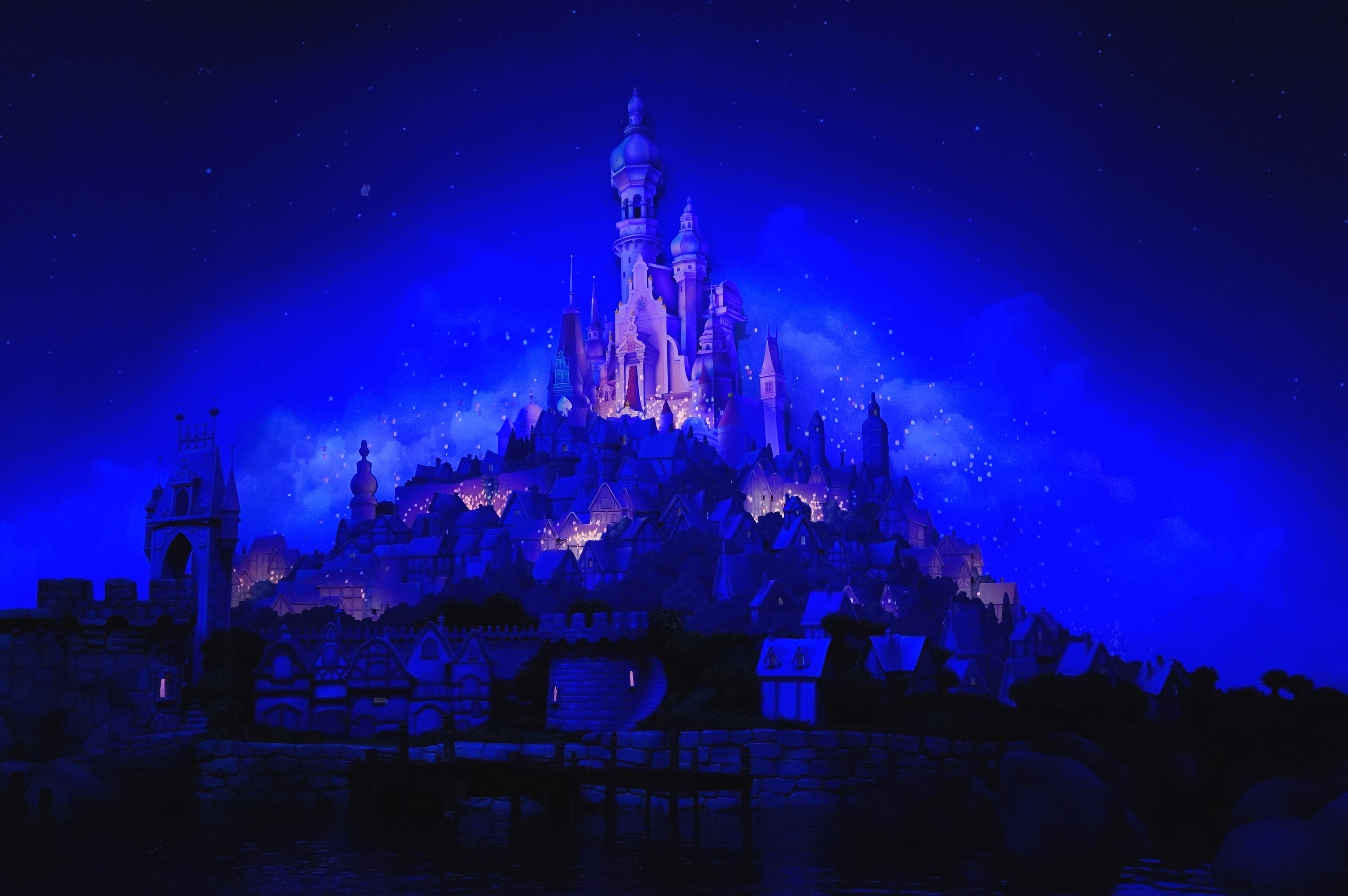 ディズニーシーのラプンツェルの森にあるアトラクション「ラプンツェルのランタンフェスティバル」