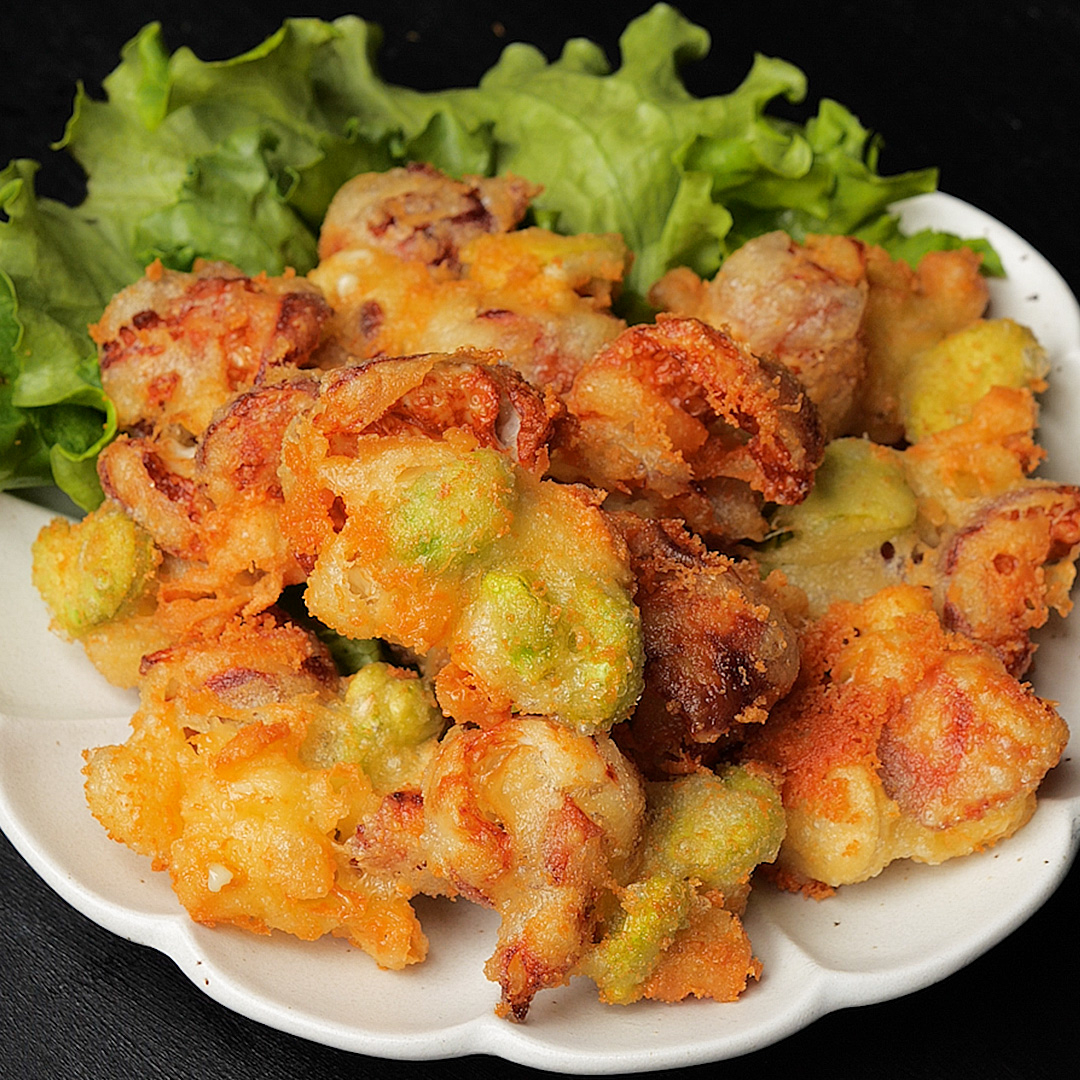 ガチうま】ちくわとそら豆でうますぎおかず レシピ・作り方｜Tasty