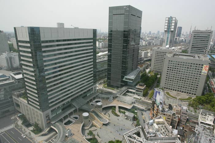 2007年の品川駅港南口(時事通信)