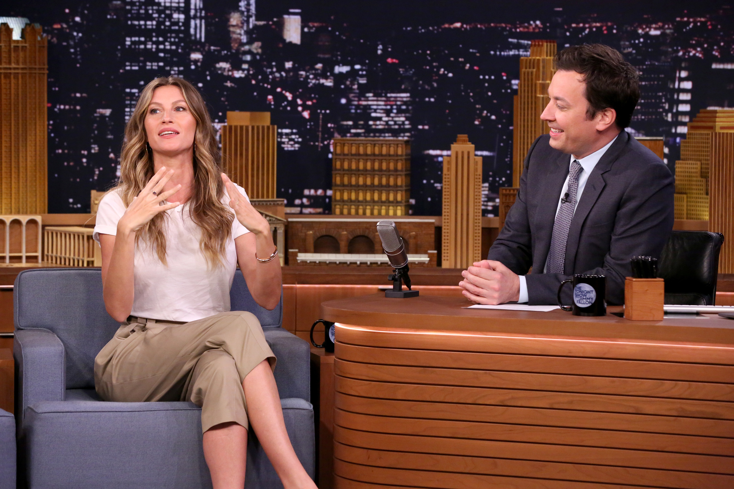 Gisele Bündchen on &quot;The Tonight Show with Jimmy Fallon&quot;