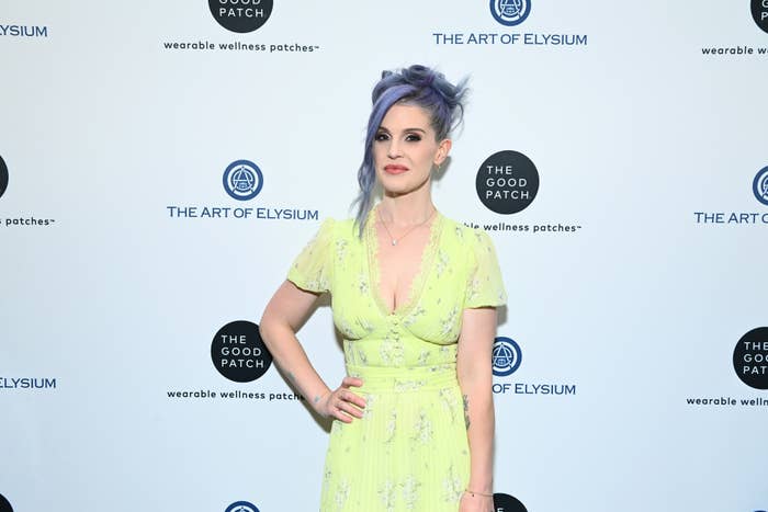 Closeup of Kelly Osbourne