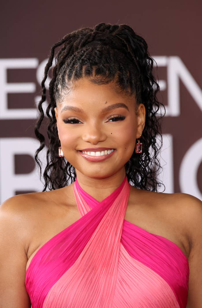 Closeup of Halle Bailey